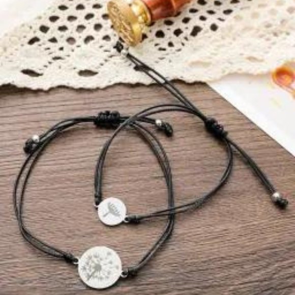Mother & Daughter Dandelion Bracelet Set - Picture 2 of 3